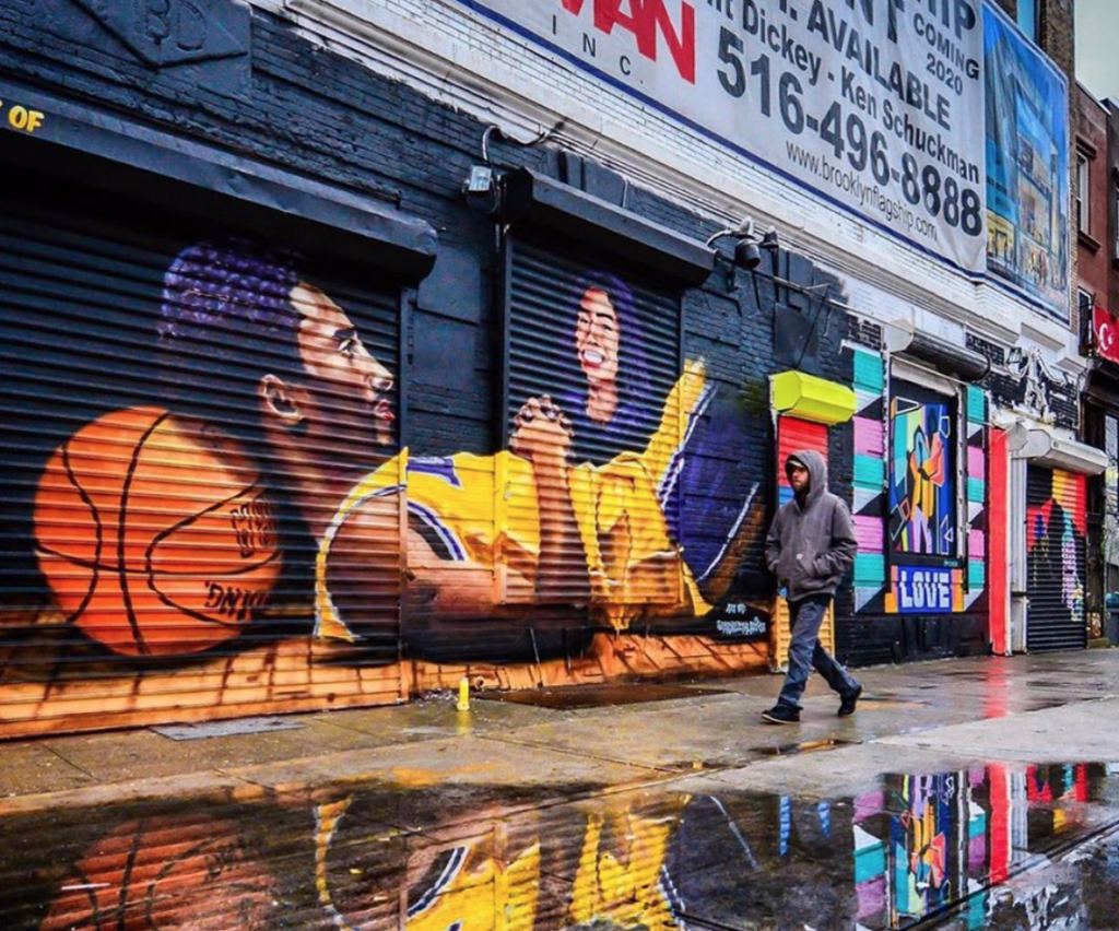 Kobe Bryant mural brooklyn 
