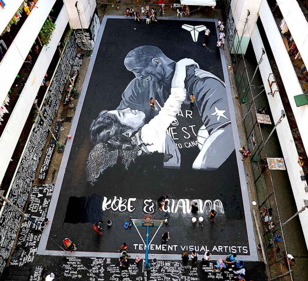 kobe bryant mural the philippines 