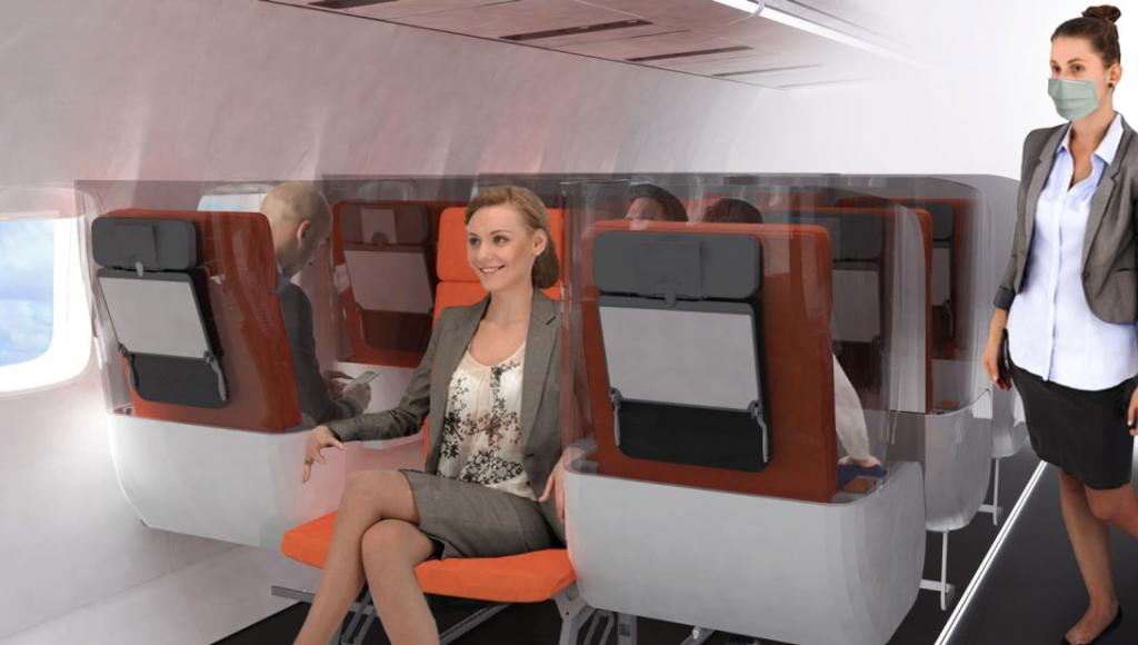 reverse seating on airplane
