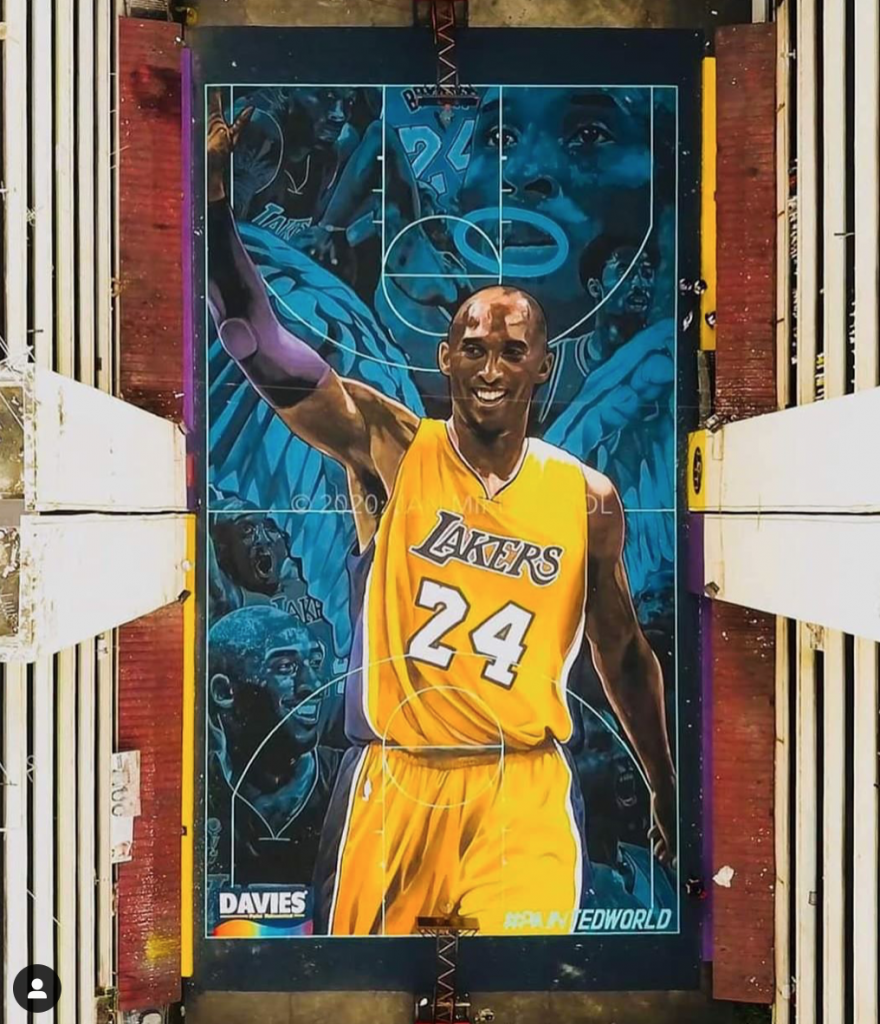 Kobe Bryant mural in the philippines 