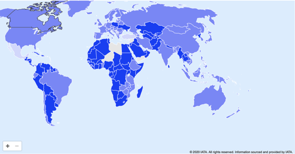 This Map Shows Where You Can And Can’t Travel Due To COVID-19